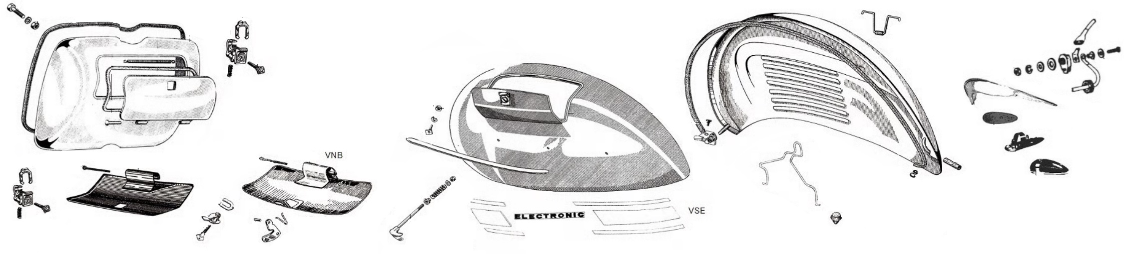 Bauletto anteriore e cofani