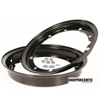 Cerchio SIP PERFORMANCE 2.10-10 nero opaco per Vespa 50/ 50 special/ ET3/ PX125-200/ P200E/ Rally 180-200/ T5/ GTR/ TS/ Sprint