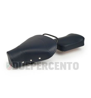 Sella monoposto con cuscino blu scuro per Vespa VNB6T/ Super/ GT/ GTR/ TS/ Sprint/ Sprint Veloce
