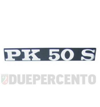 Targhetta laterale "PK 50S" cofano sinistro per Vespa PK50 S, V5X2T