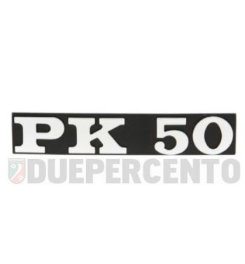 Targhetta laterale "PK 50" cofano sinistro per Vespa PK50, V5X1T