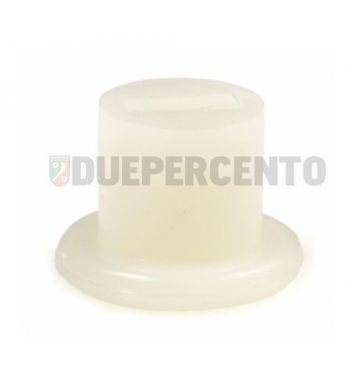Boccola sportello laterale bianco / trasparente SIP per Vespa 50/ 50 Special/ ET3/ Primavera