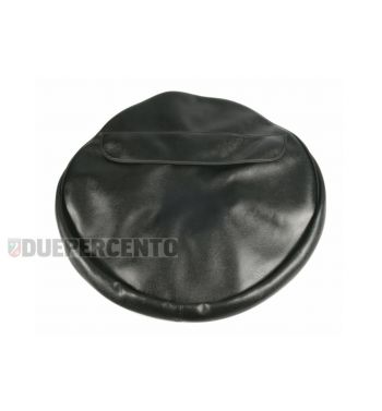 Copriruota nero per pneumatico 8" con tasca per Vespa / Lambretta