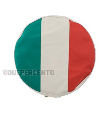 Copriruota tricolore per pneumatico 10" per Vespa / Lambretta