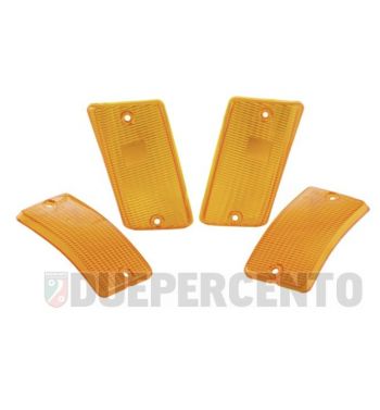 Kit vetri frecce anteriori e posteriori arancioni SIEM per Vespa PK50-125 XL/ RUSH/ XL2/ N/ FL/ HP