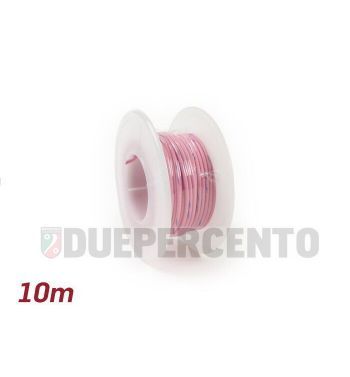 Cavo elettrico rosa, 0.85mm² - 10m