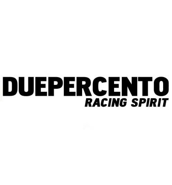 Adesivo Duepercento racing spirit prespaziato 36 x 6 nero