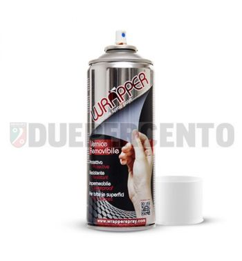 Bomboletta vernice rimovibile Wrapper Bianco Puro Opaco ml 400