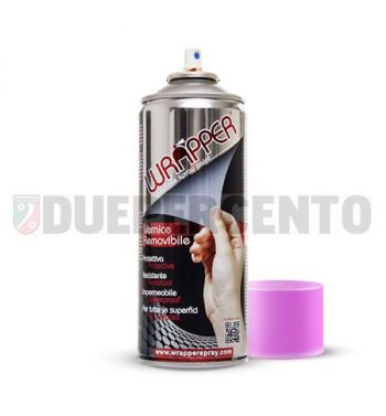 Bomboletta vernice rimovibile Wrapper Fluo Fuxia ml 400