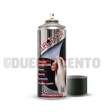 Bomboletta vernice rimovibile Wrapper Grigio Titanio Opaco Met ml 400