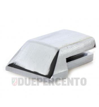 Puntale listelli pedana in alluminio cromato senza foro per Vespa PX125-200/ P200E/ Lusso/ '98/ MY