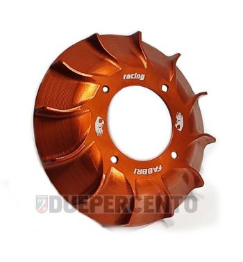 Ventola in alluminio FABBRI RACING arancione anodizzato, per accensione VESPATRONIC per Vespa 50/ 50 Special/ ET3/ Primavera/ PK50-125/ S/ XL/ XL2/ ETS