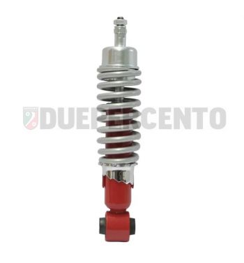 Ammortizzatore anteriore BCR Components, corpo rosso, molla grigia, per Vespa 50/ 50 special/ ET3/ Primavera/ PK