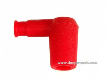 Pipetta candela rossa siliconata per Vespa 50/ 50 special/ ET3/ PX125-200/ P200E/ Rally 180-200/ T5/ GTR/ TS/ Sprint