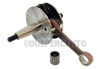Albero motore QUATTRINI A-8736 spalle piene Ø 87, cono 20mm, biella 97mm, corsa 51mm per Vespa 50/ 50 Special/ ET3/ Primavera/ PK50-125