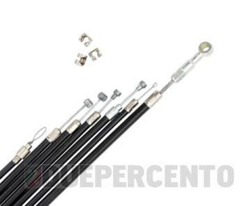 Kit cavi e guaine nere SIP PTFE per Vespa PK50-125/ S/ SS/ XL/ ETS/ Rush