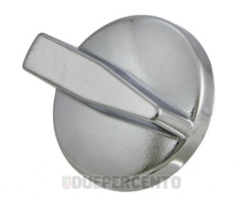 Pomello in plastica cromo per asta rubinetto benzina Vespa PK50 XL FL/HP/PK125 N/FL