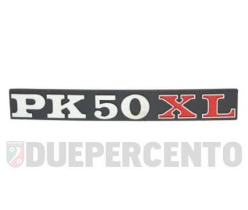 Targhetta laterale "PK 50 XL" cofano sinistro per Vespa PK50 XL