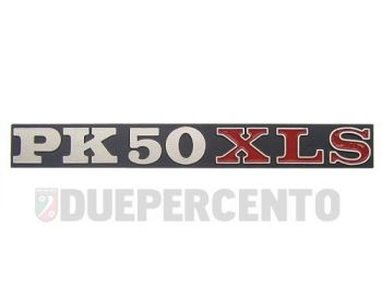 Targhetta laterale "PK50XLS" cofano sinistro per Vespa PK50 XLS
