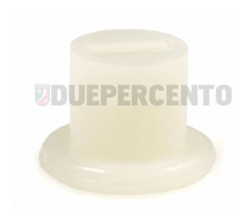 Boccola sportello laterale bianco / trasparente SIP per Vespa 50/ 50 Special/ ET3/ Primavera
