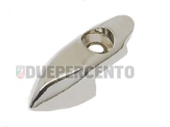 Puntale cromato HIGH QUALITY listelli pedana in alluminio per Vespa 50 L/ N /R / 50 Special/ ET3/ Primavera/150 Super