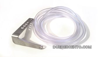 Piastrina MRP tubi flessibili di troppopieno, carburatore per Vespa 125 VNA-TS/150 VBA-Super/160 GS/180 SS/Rally/PX125-200/PE/T5