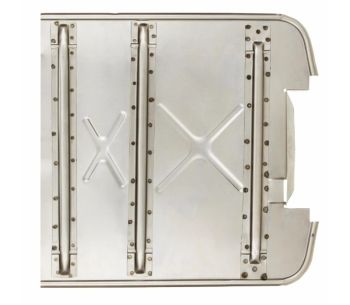 Pedana in lamiera GRABOR l=475 mm - l=400 mm, per Vespa 125 VNA2T/​VNB1-3T/​150 VBA/​VBB1T/​VGLA-B adatto anche per Vespa 125 VNA1T