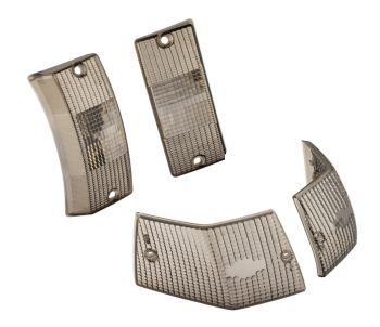 Kit vetri frecce SIEM anteriori e posteriori fumè per Vespa PX125-200/ P200E/ MY/ T5