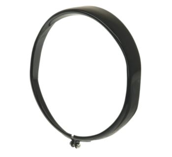 Cornice fanale Ø115mm nera per Vespa 50SS/ 90SS/ 125 ET3/ Primavera/  Super 