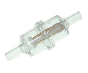 Filtro benzina trasparente in plastica - tubo Ø 8mm