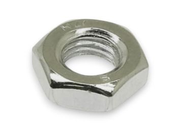 Dado CIF M10x1,25 mm, acciaio, zincato, chiave 17mm, a=6,0mm, ammortizzatore anteriore, superiore, per Vespa PK 50-125/ S/ XL/ XL2/ FL/ PX125-200/ P200E / Arcobaleno/ '98/ MY/ '11/ T5/ Cosa