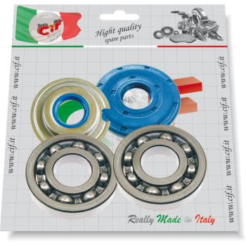 Kit revisione albero motore, NADELLA+CORTECO per Vespa 125 VNA2 2°/ VNB/ GT/ GTR 1°/ Super/ TS 1°/ 150 VBA2°/ VBB/ VGLA/ GL/ Super 1°/ Sprint/V 1°