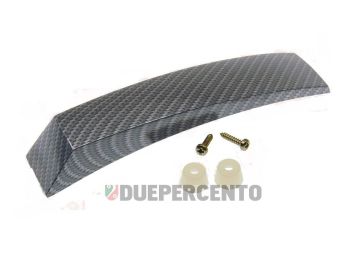 Cresta parafango in alluminio carbon look per Vespa PX125-200/ P200E/ ARCOBALENO/ MY