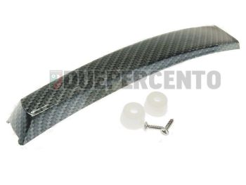 Cresta parafango alluminio carbon look tipo stretto per Vespa PX125-200/ P200E/ ARCOBALENO/ MY