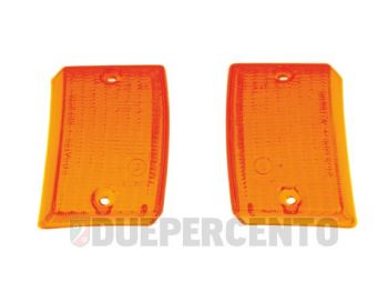 Kit vetri frecce anteriori arancioni per Vespa PK 50-125 S/ SS/ Lusso/ Automatica