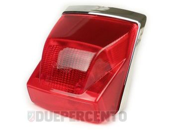 Fanale posteriore completo MOTO NOSTRA rosso per Vespa PX125-200/MY, adatto anche per Vespa PX125-200/PE/Lusso/'98/MY/'11/T5/LML Star