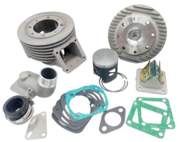 Cilindro da competizione VMC THUG-58, 135cc, d58, biella 97, corsa 51, per Vespa 50/ 50 Special/ ET3/ Primavera/ PK50-125