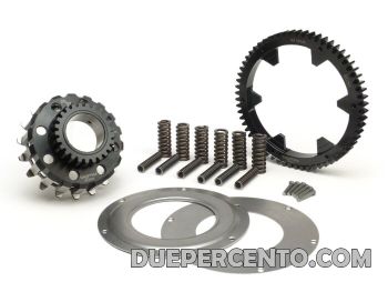 Rapporti secondari 25/62 denti dritti, BGM PRO frizioni 8 molle per Vespa 180-200 Rally /P200E/ PX200/ Cosa 125-200/ T5