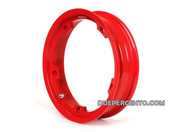 Cerchio in lega tubeless BGM PRO 2.10-10 rosso per Vespa 50/ 50 special/ ET3/ PX125-200/ P200E/ Rally 180-200/ T5/ GTR/ TS/ Sprint