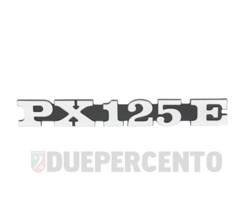 Targhetta "PX125E", per cofano per Vespa PX125E
