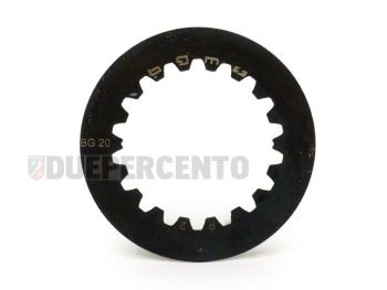 Infradisco frizione BGM PRO in acciaio per frizioni 8 molle, spessore 1.50mm con tacca per Vespa PX125-200/ GTR/ TS P200E/ Cosa200/ Rally180-200/T5