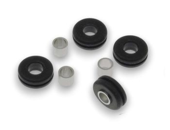 Kit 4 gommini + 4 distanziali fissa parafango posteriore per PIAGGIO CIAO/ PX