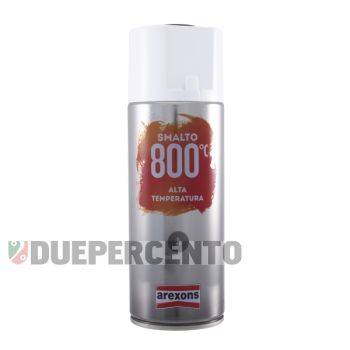 Vernice spray nero opaco per marmitta 400ml (alta temperatura)