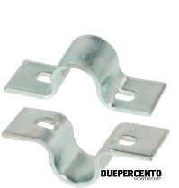 Staffe fissaggio cavalletto centrale Ø 16 mm per Vespa 50 N/ L/ R/ Special/ Elestart/ SR/ 90/ R/ 125 PV ->1972