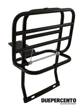 Portapacchi posteriore nero opaco per Vespa PX125-200/ P200E / Arcobaleno/ '98/ MY/ '11