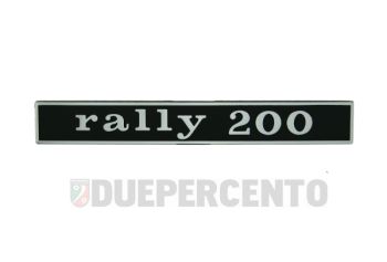 Targhetta posteriore "rally 200" per Vespa 200 Rally