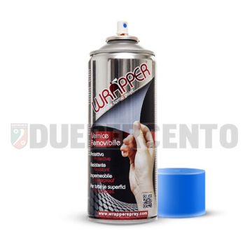 Bomboletta vernice rimovibile Wrapper Fluo Blu ml 400