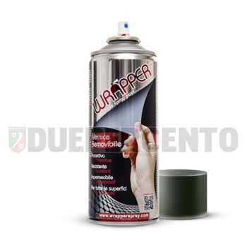 Bomboletta vernice rimovibile Wrapper Grigio Titanio Opaco Met ml 400