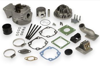 Cilindro da competizione PINASCO Zuerino Booster SRV 102cc d55, corsa 43, collettore Ø19 per Vespa PK 50-125/ S/ XL/ XL2