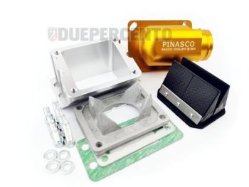 Collettore aspirazione lamellare PINASCO MEGA 8X 34mm per carter PINASCO per Vespa Largeframe